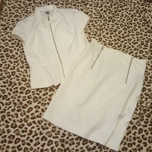 NWOT women's white suit
